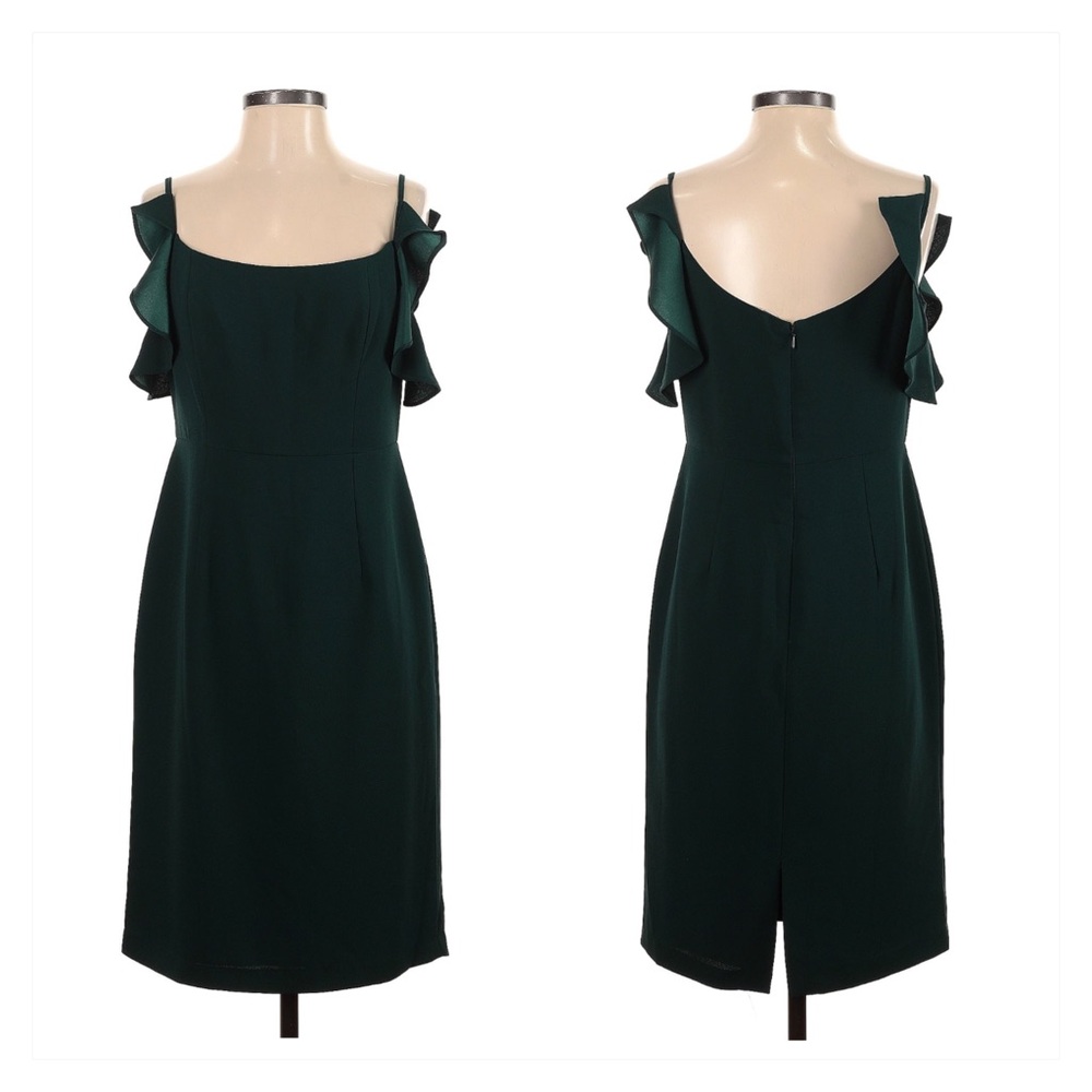 Nanette Lepore Dark Green Cocktail Dress